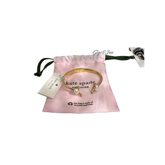 Kate Spade Spring Scene Bird Cuff Bracelet - Picture 5 of 6